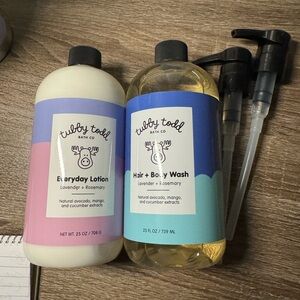 BRAND NEW (sealed) tubby Todd bath&lotion set